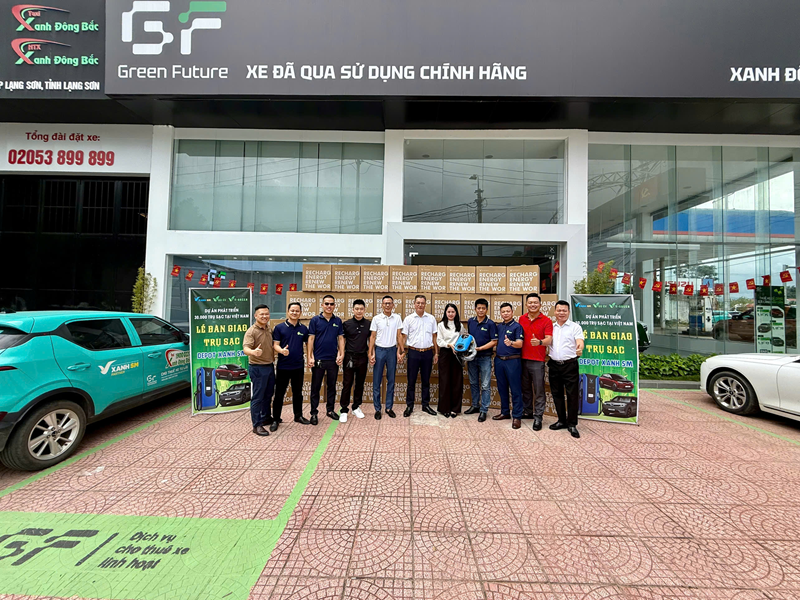 Giải Pháp sạc nhanh Go ev và đối tác Taxi Xanh Đông Bắc